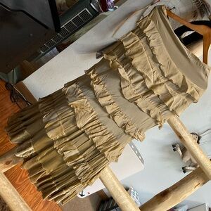 Vintage Marrika Nakk long skirt. Romantic Western wear. Sheen fall colors.